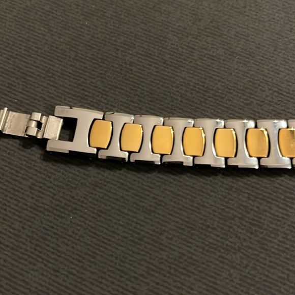 Bracelet Stainless Steel and Gold Tone, excellent condition. See the photos. - Picture 3 of 11